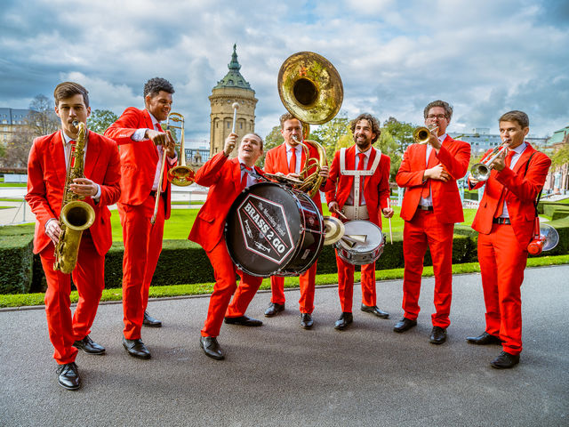 Brass2Go Walking Act Marching Band Mannheim Brassband
