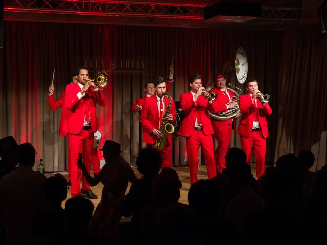 walkingact brassband brass2go Bühnenshow Ella & Louis Mannheim Fasching Karneval