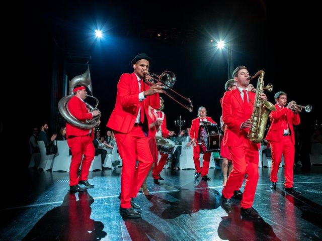 walkingact brassband brass2go incentive hotel Bregenz Bühnenshow