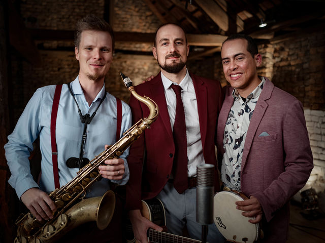 akustik pop trio Saxophon paul stolze Gitarre Heiko Duffner Mario Maradei percussion popcakes band