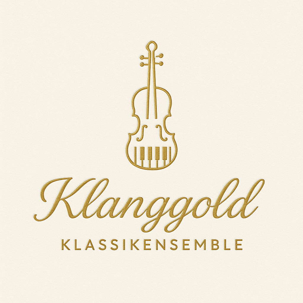 Klanggold Streicherensemble mit Geige, Klavier und Cello